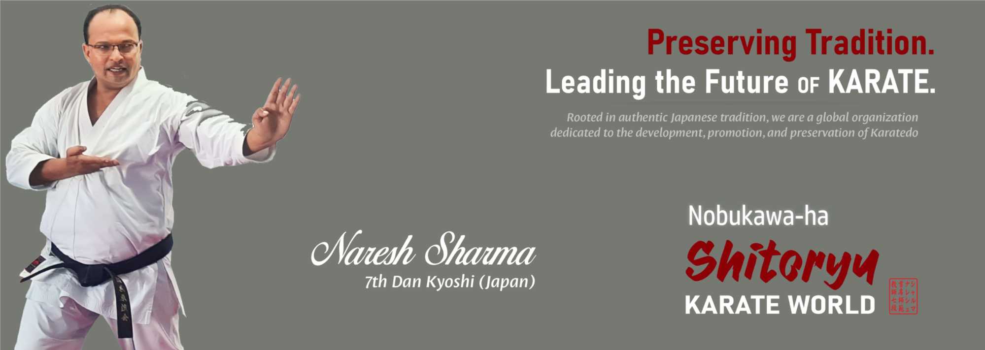 Naresh Sharma, 7th Dan, Kyoshi 日本空手道信川派糸東会 – Official Website